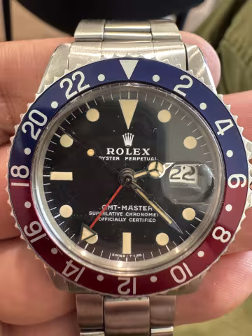 Rolex Pepsi GMT mit RED BACK Lünette, sehr selten 